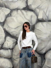 Maglia over spalline