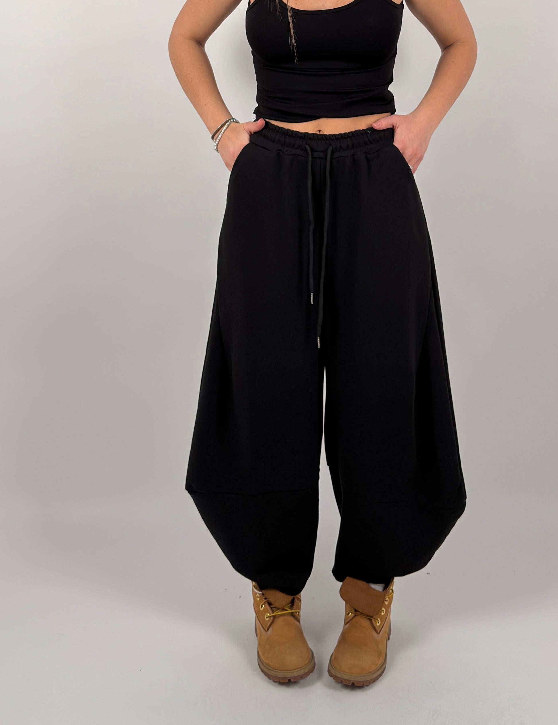 Pantalone ballon sporty cotton