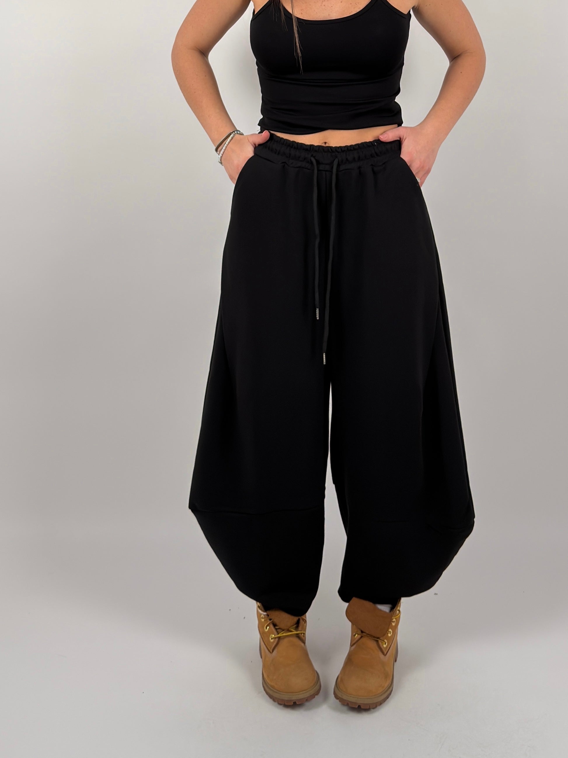 Pantalone ballon sporty cotton