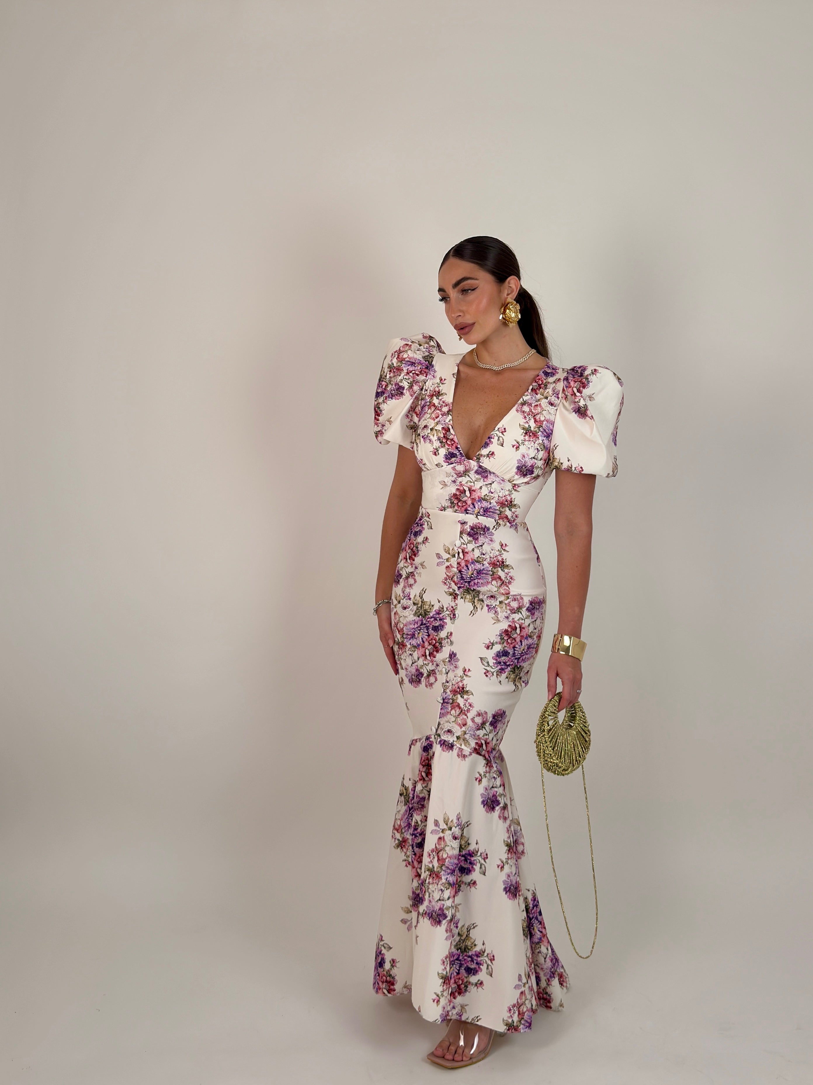 Vestito Bianca floreale