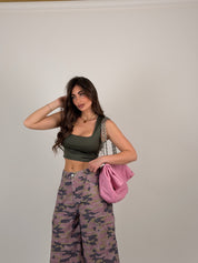 Top scollo quadrato