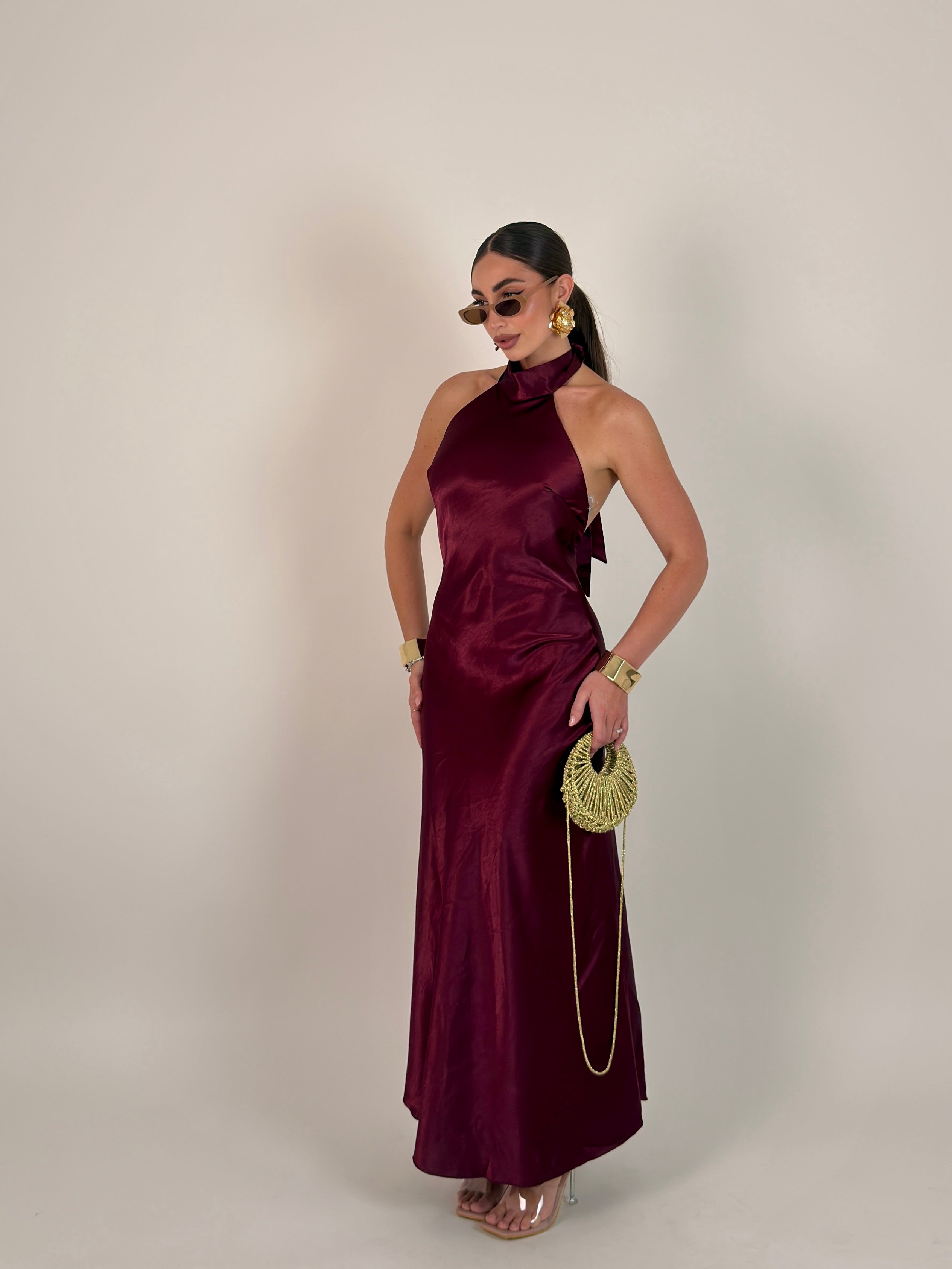 Vestito Elegant con schiena scoperta