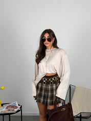 Maglia Semivelata con spalline