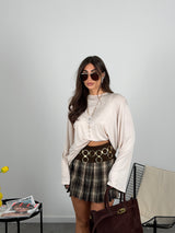 Maglia Semivelata con spalline