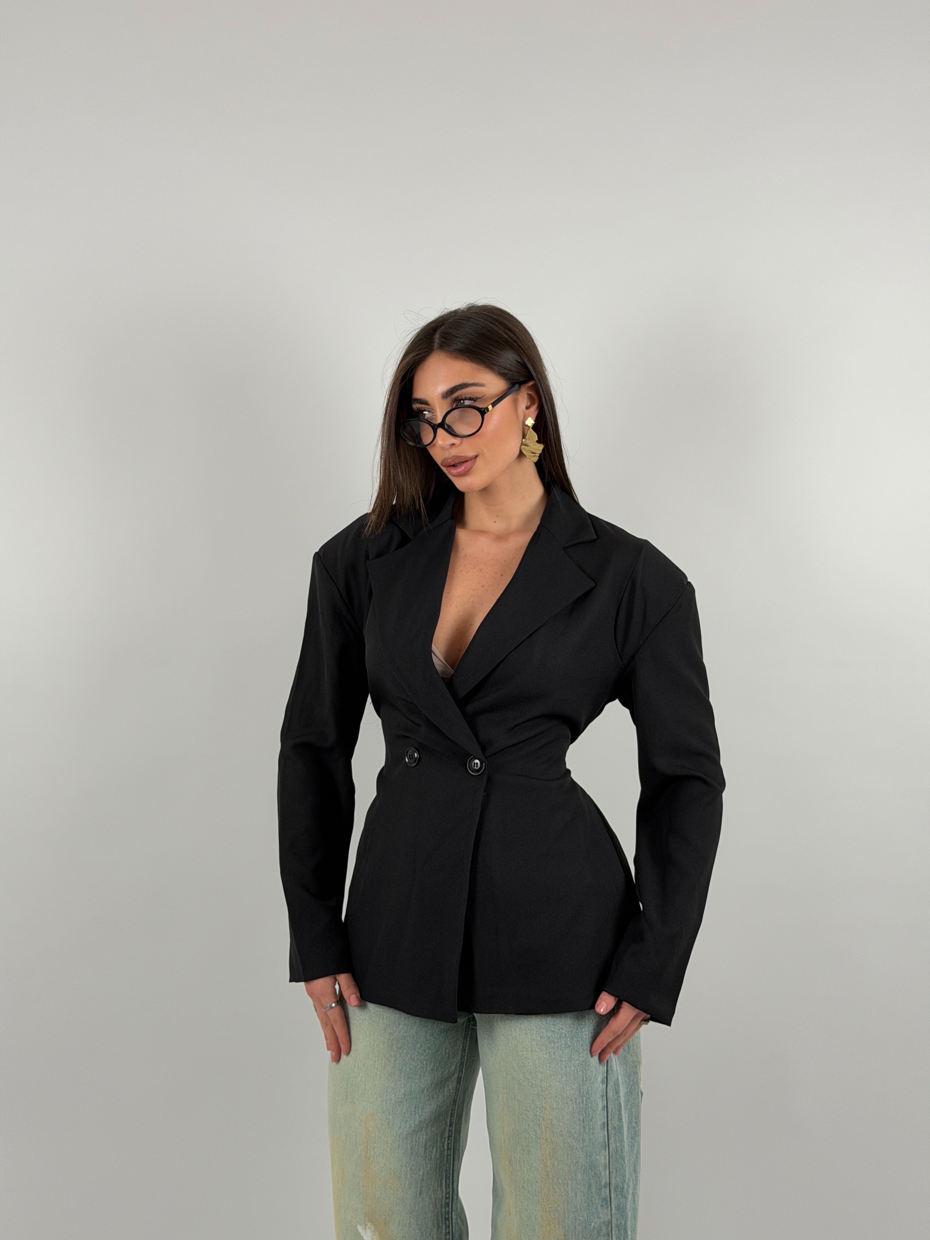 Giacca con spalline, regolabile sul retro