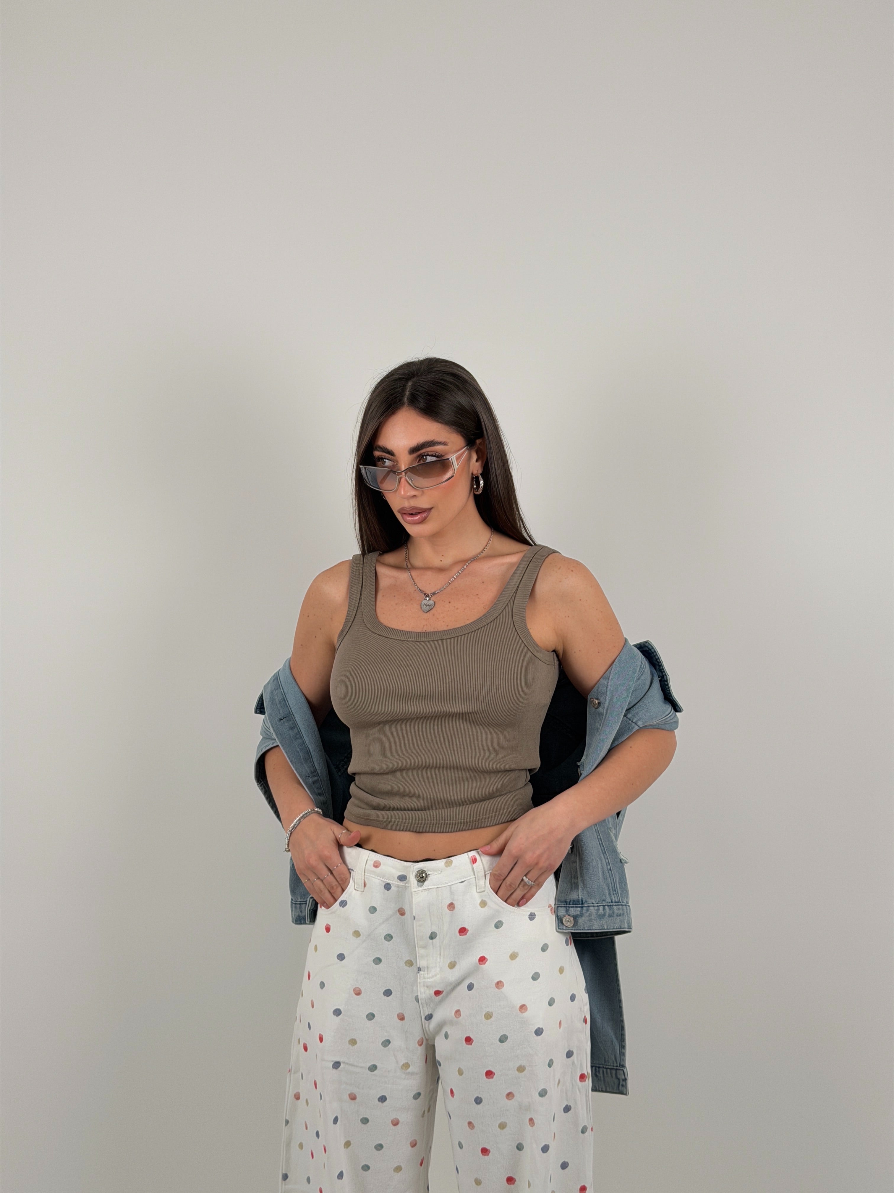 Canotta costine top quality