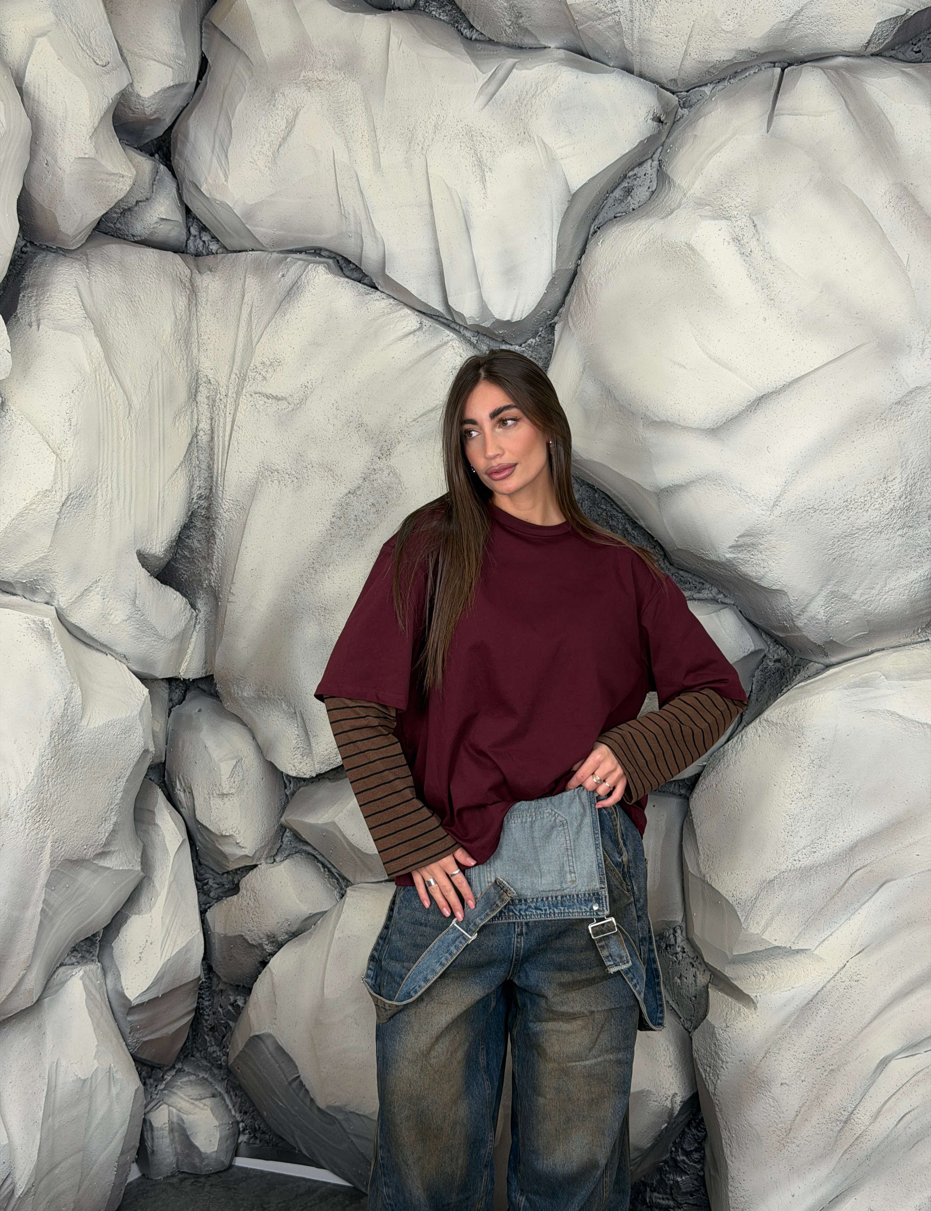 Longsleeve maniche a righe