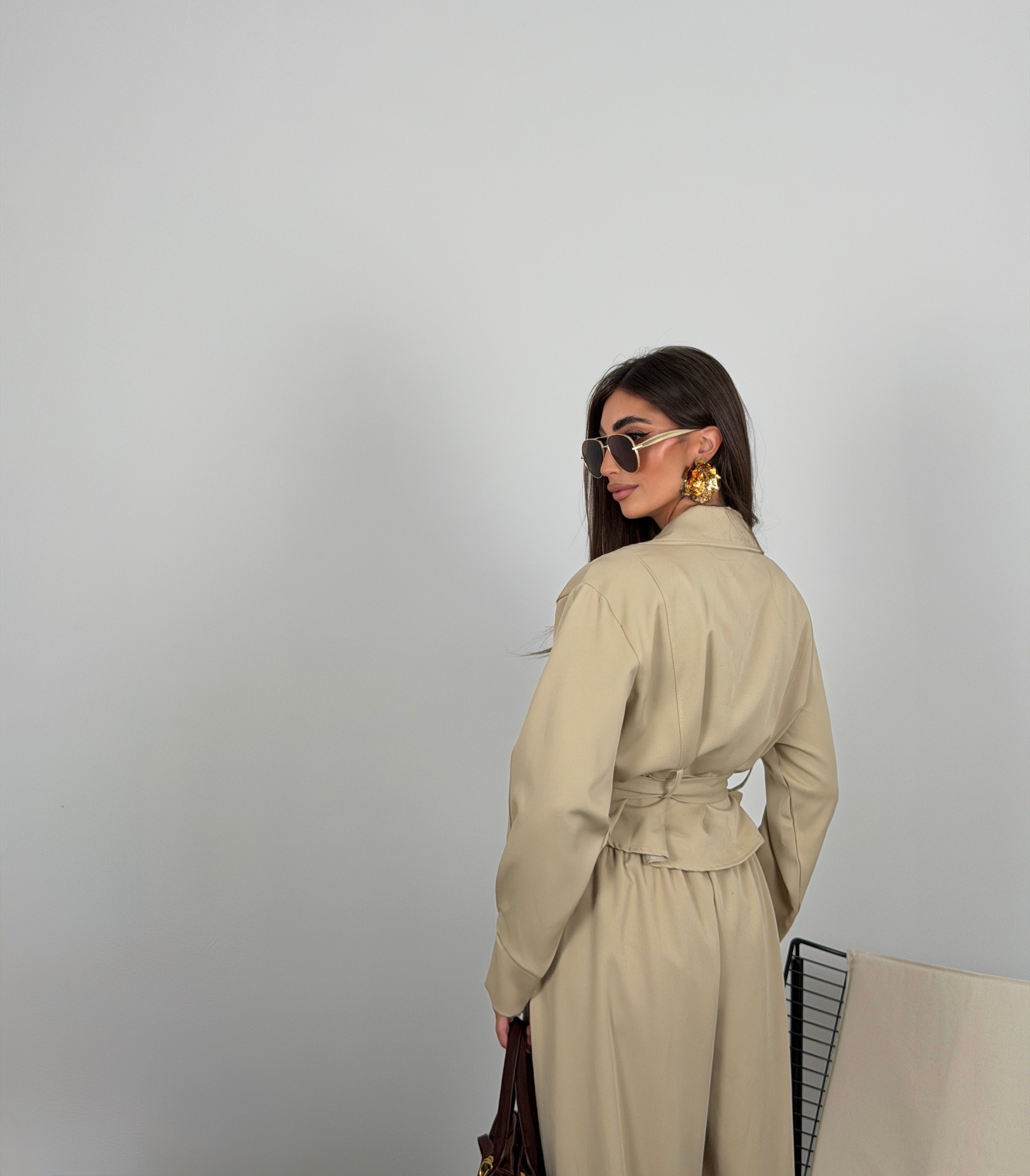 Giacca fit crop
