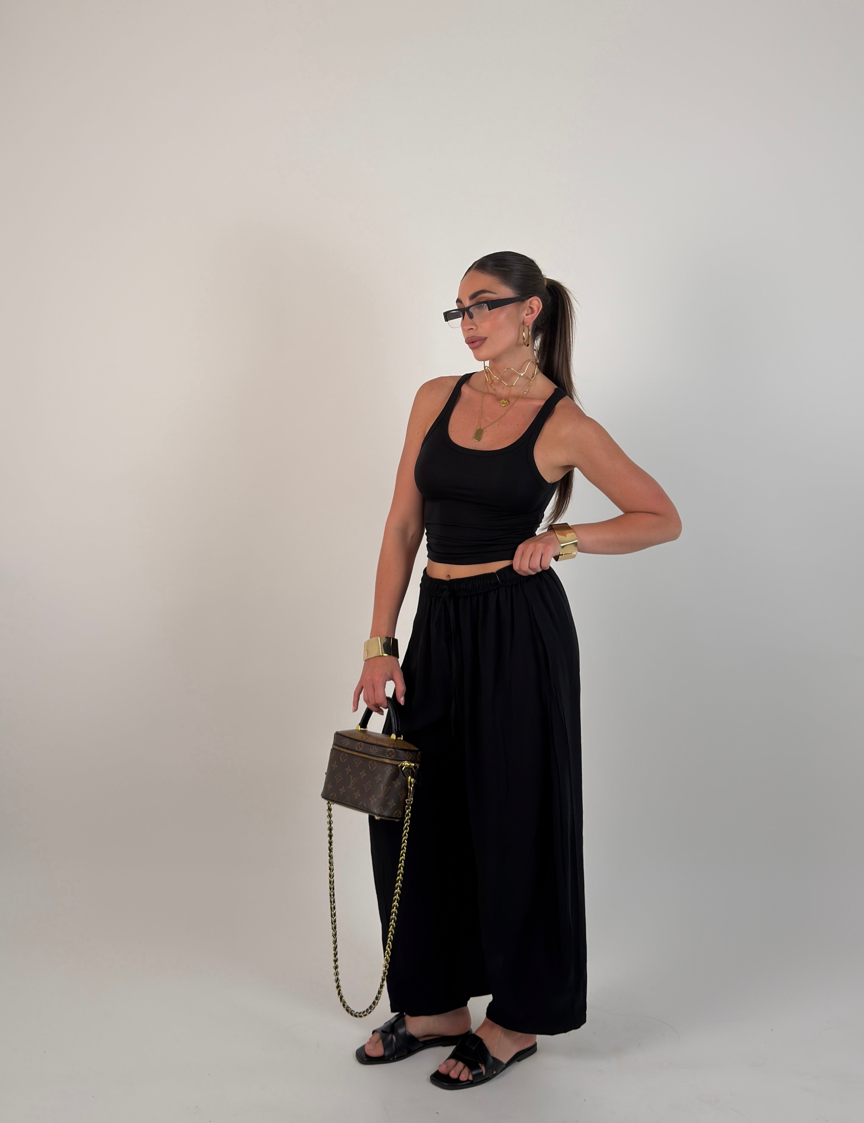 Pantalone plissi