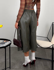 Jorts ecopelle oversize