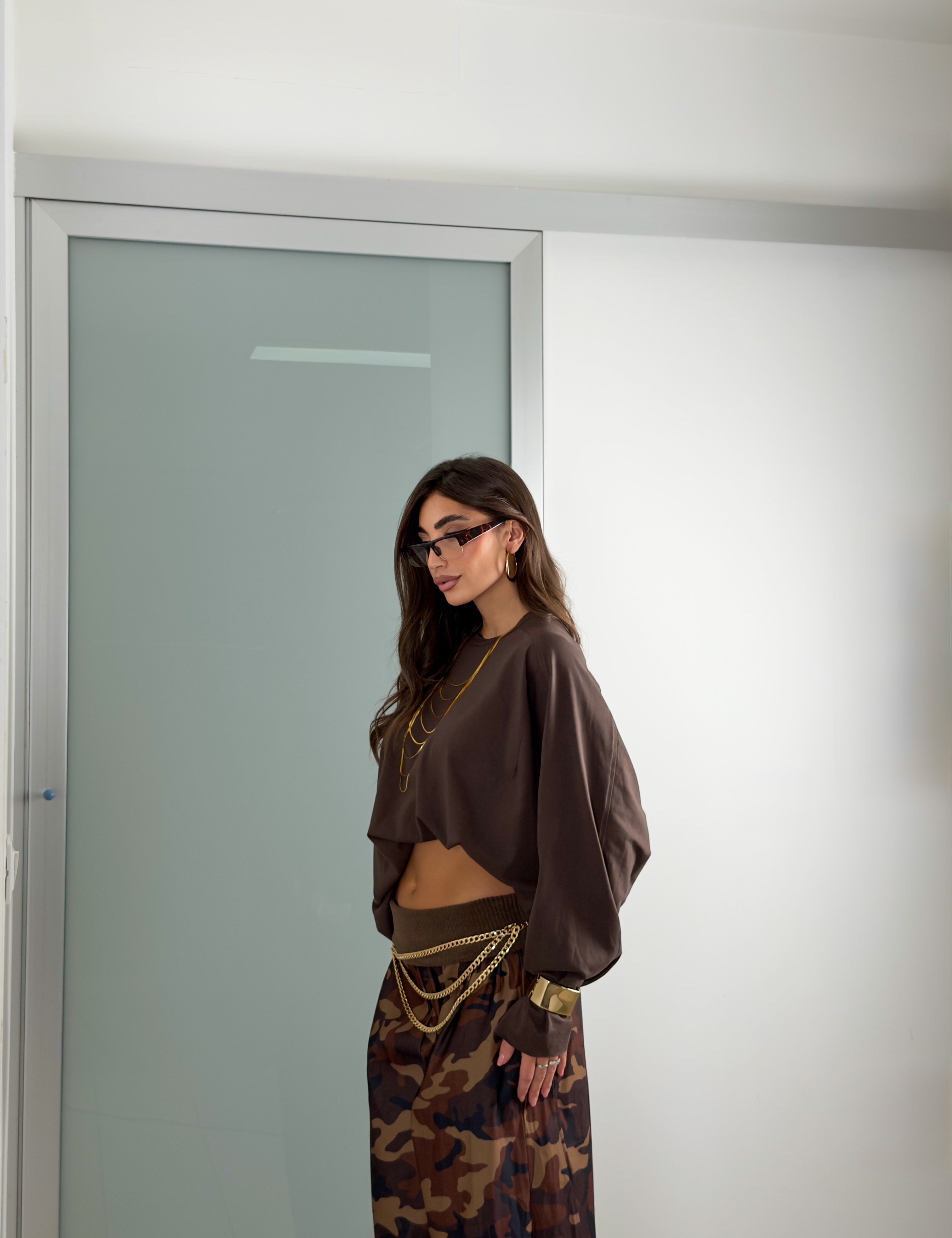 Longsleeve lunga 100% cotone