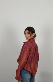Camicia fantasia a righe
