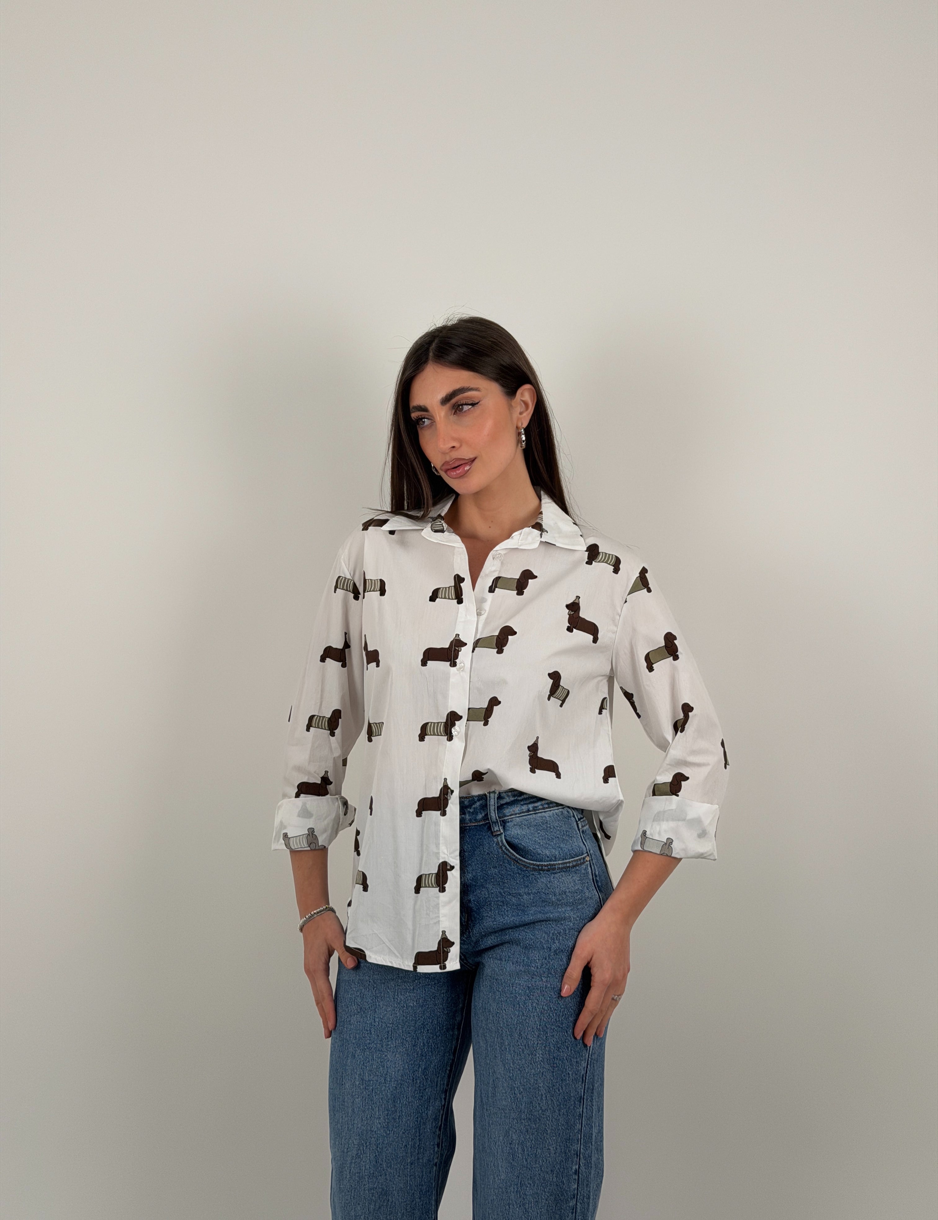 Camicia bassotto cotone