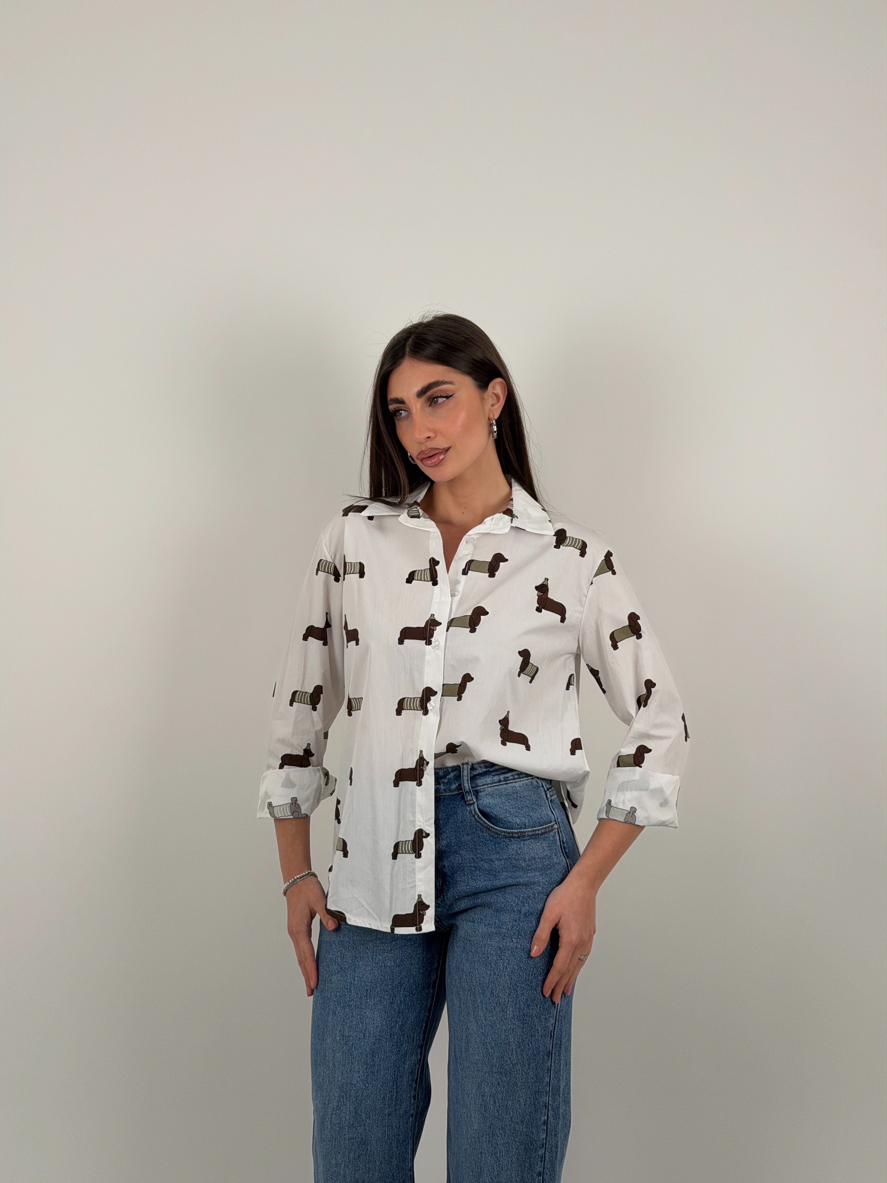 Camicia bassotto cotone