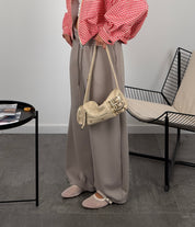 Pantalone tuta con risvolto