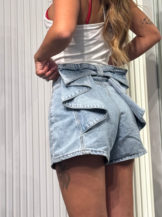 Short FIOCCO Blu jeans