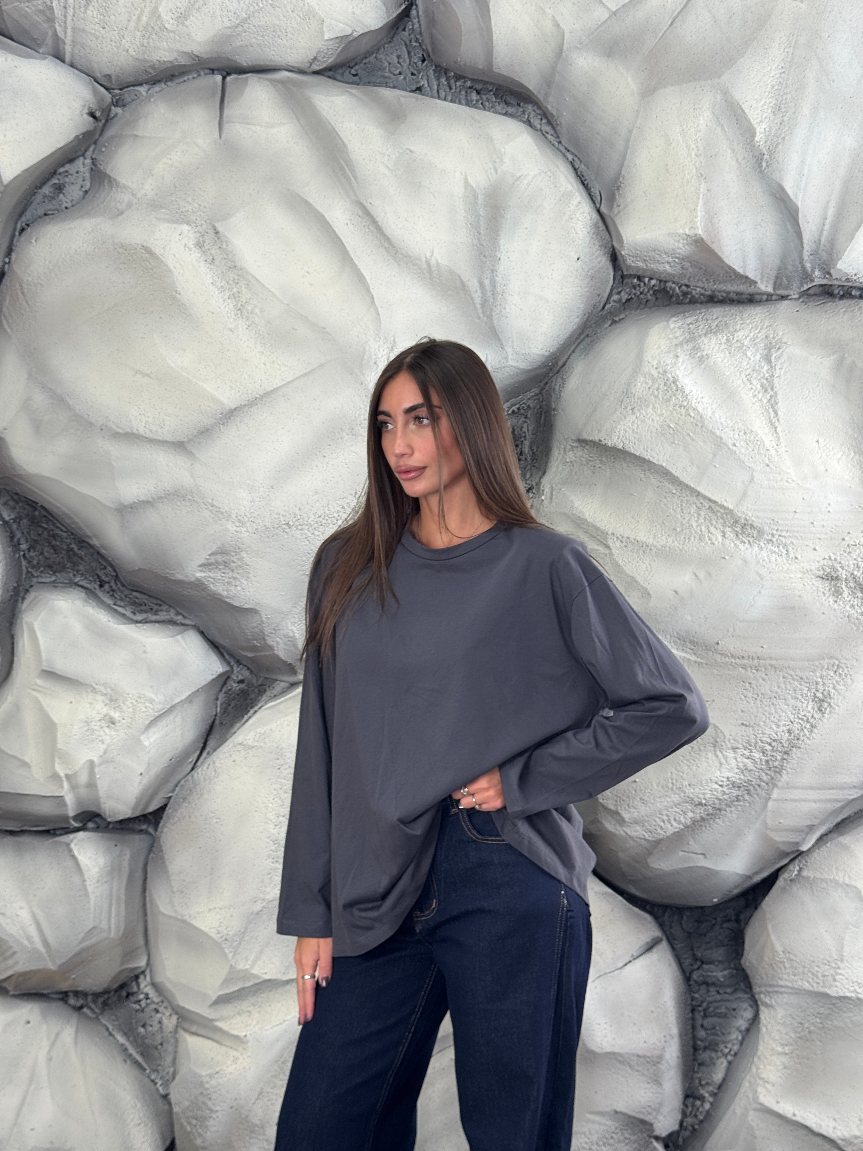 Maglia Spalline manica lunga