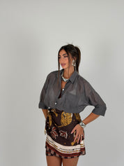 Camicia semivelata salva outfit