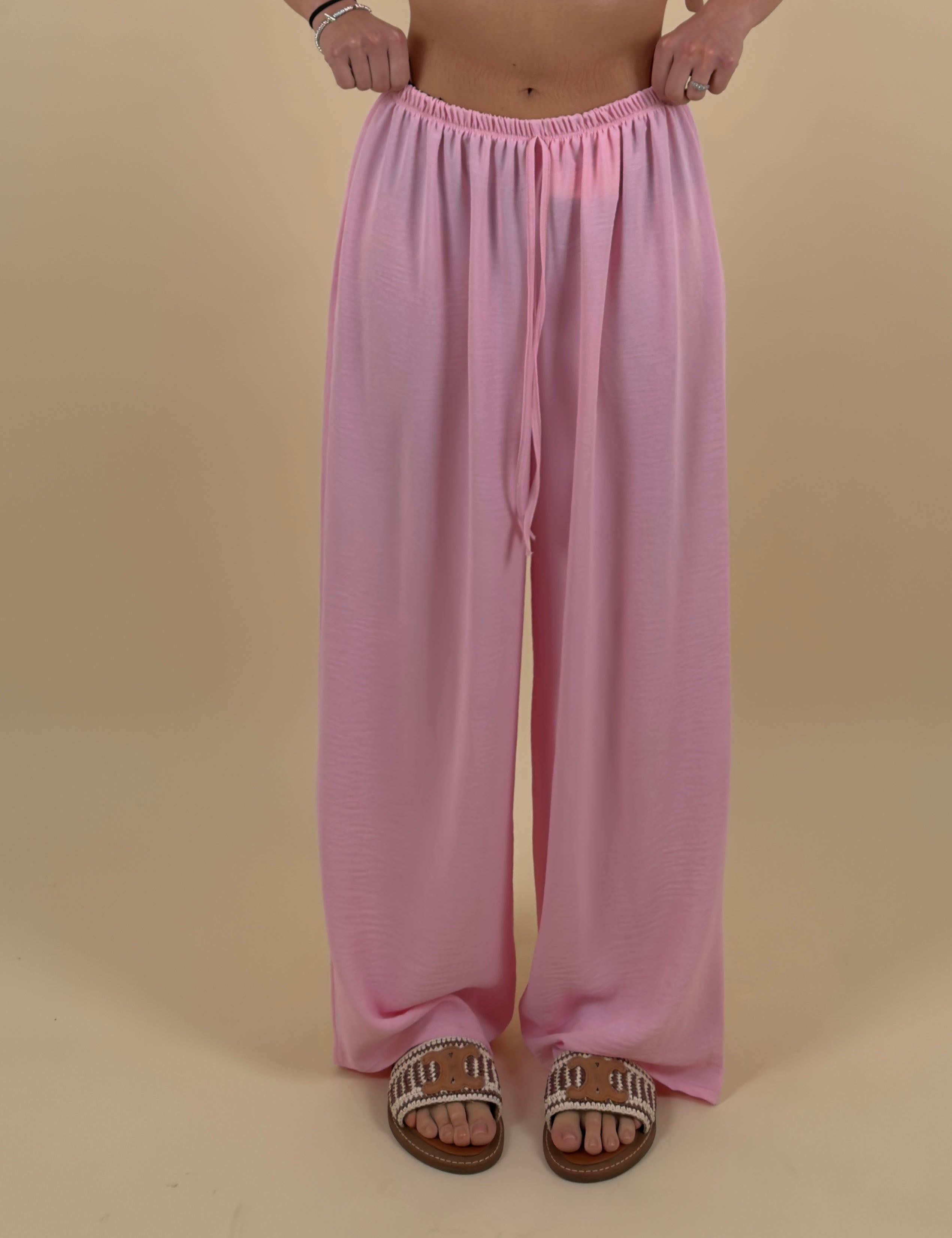Pantalone palazzo in tessuto