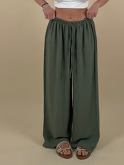 Pantalone palazzo in tessuto