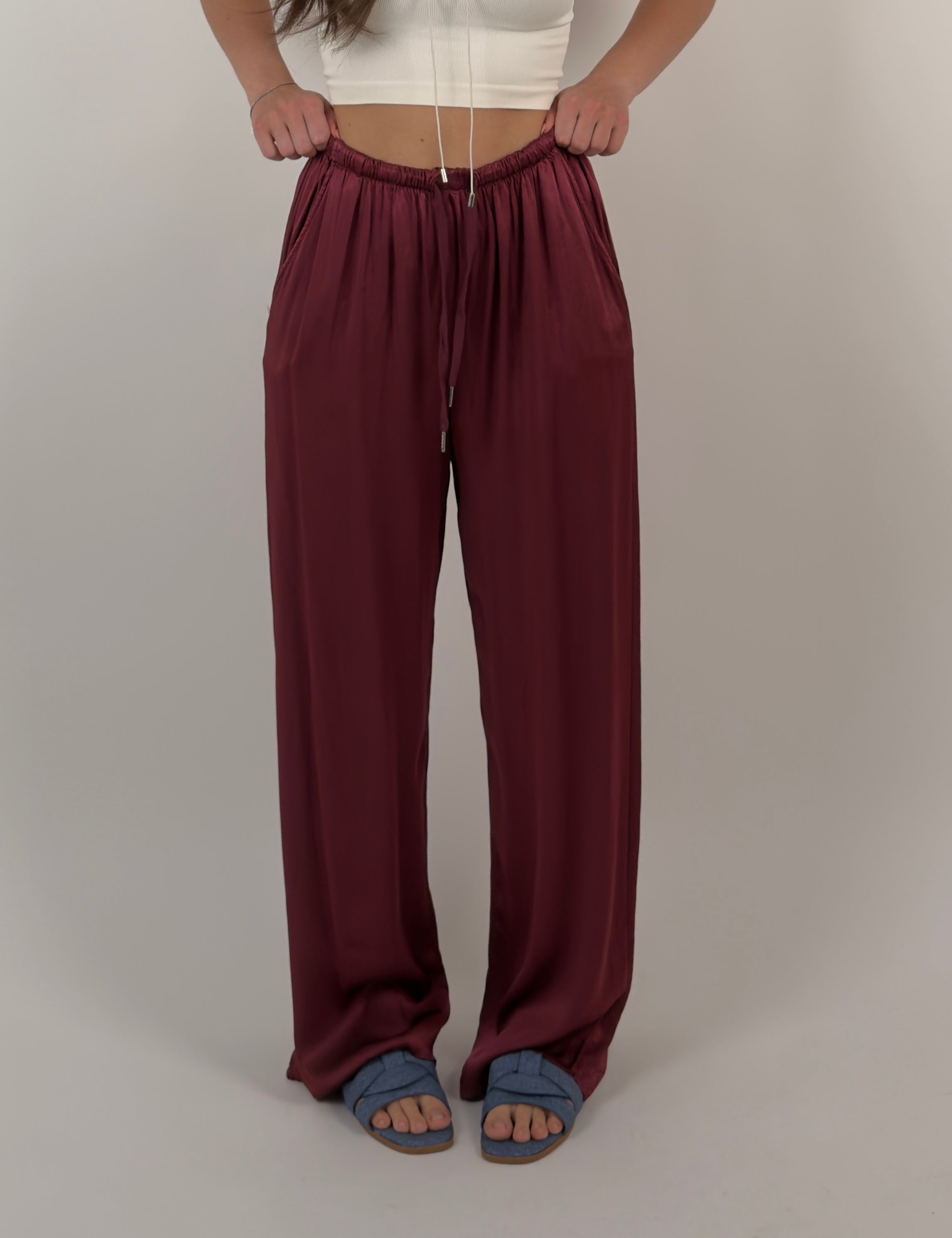 Pantalone effetto satinato Universal