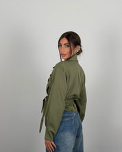 Giacca fit crop