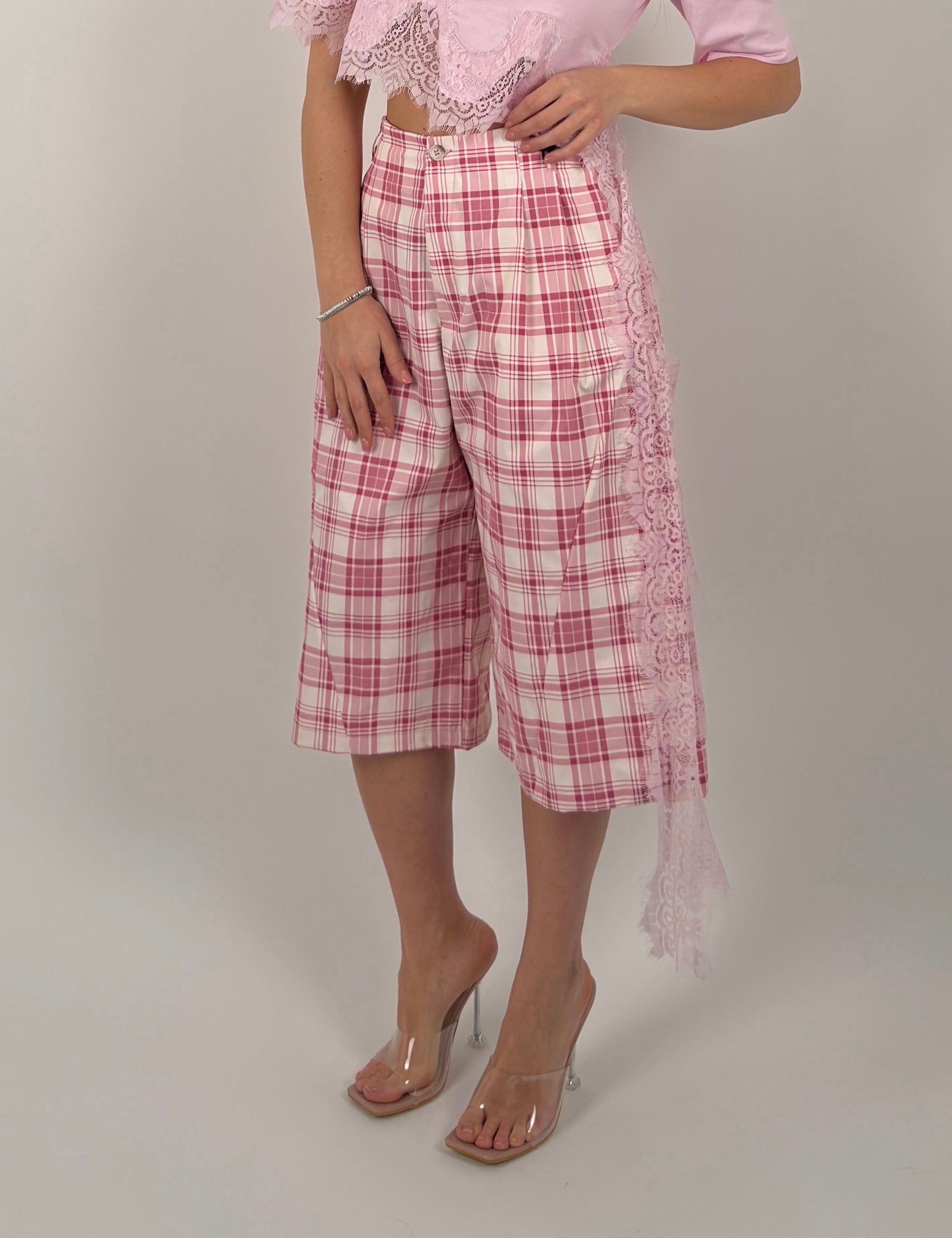 Jorts quadri multicolor