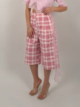 Jorts quadri multicolor
