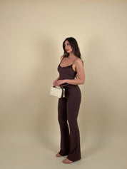 Completo top e pantalone zampa