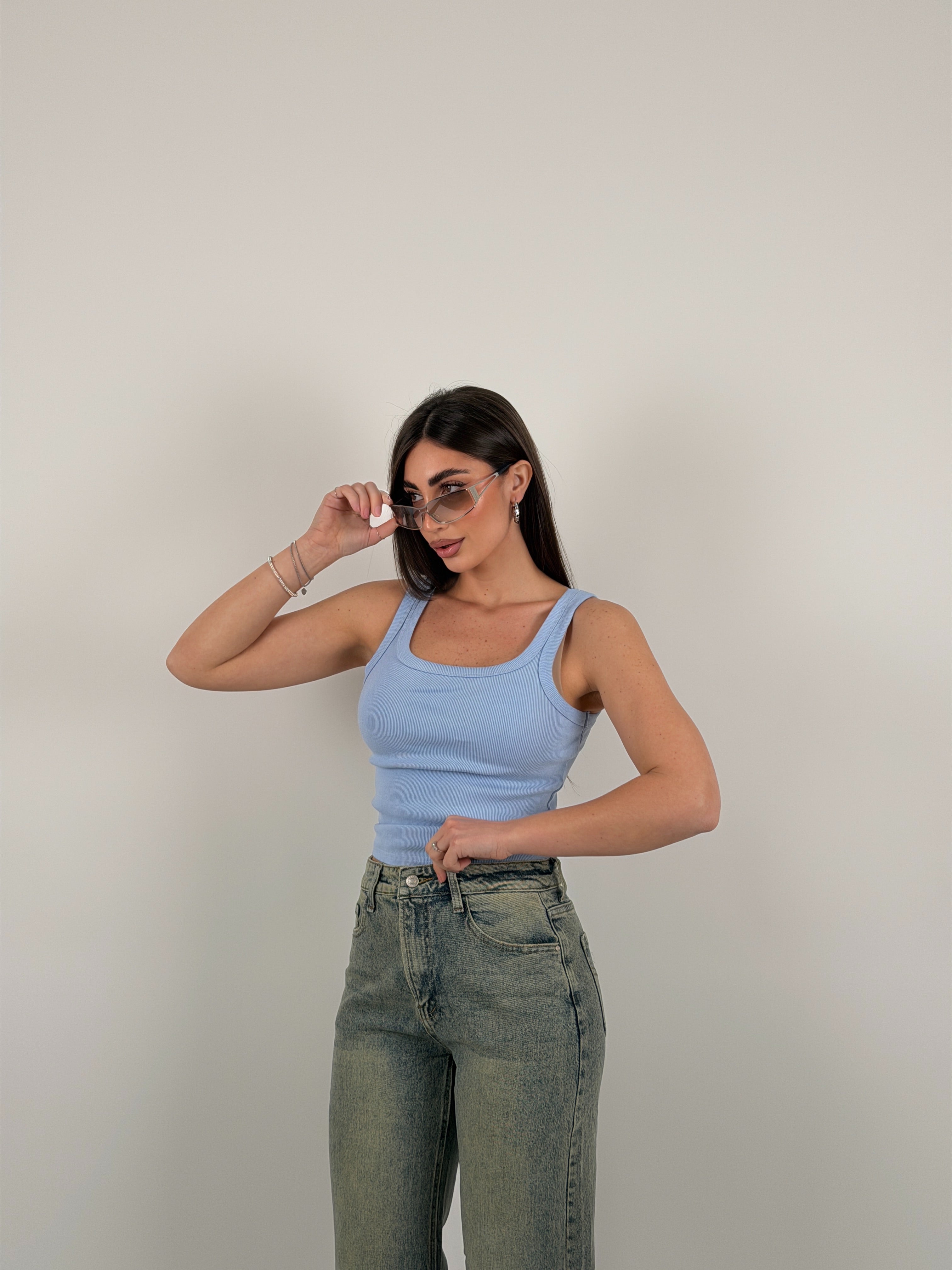 Canotta costine top quality