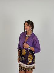 Camicia semivelata salva outfit