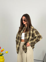 Camicia a quadri over size