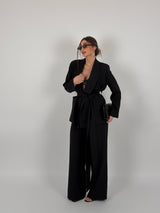 Completo con cintura in vita