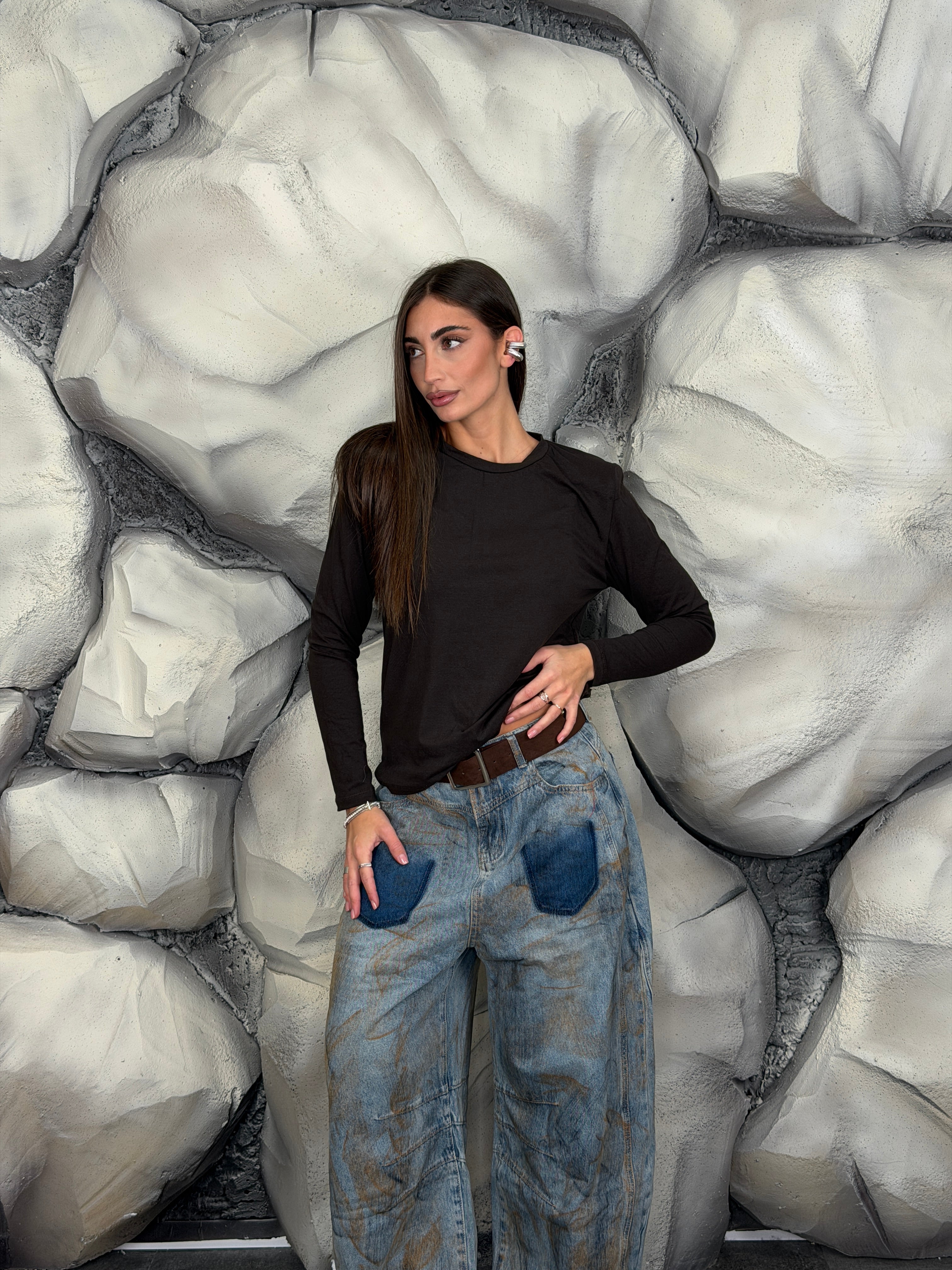 Maglia over spalline