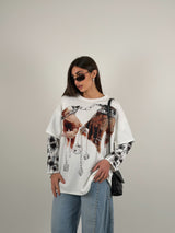 Longsleeve stampa