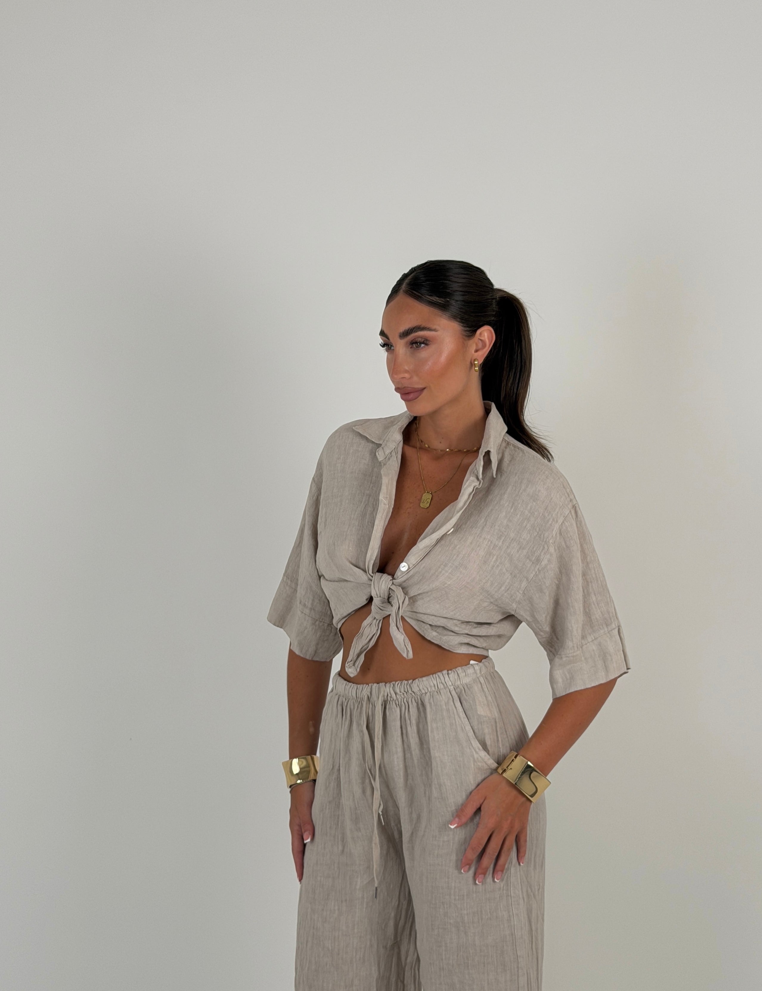 Camicia 100% lino