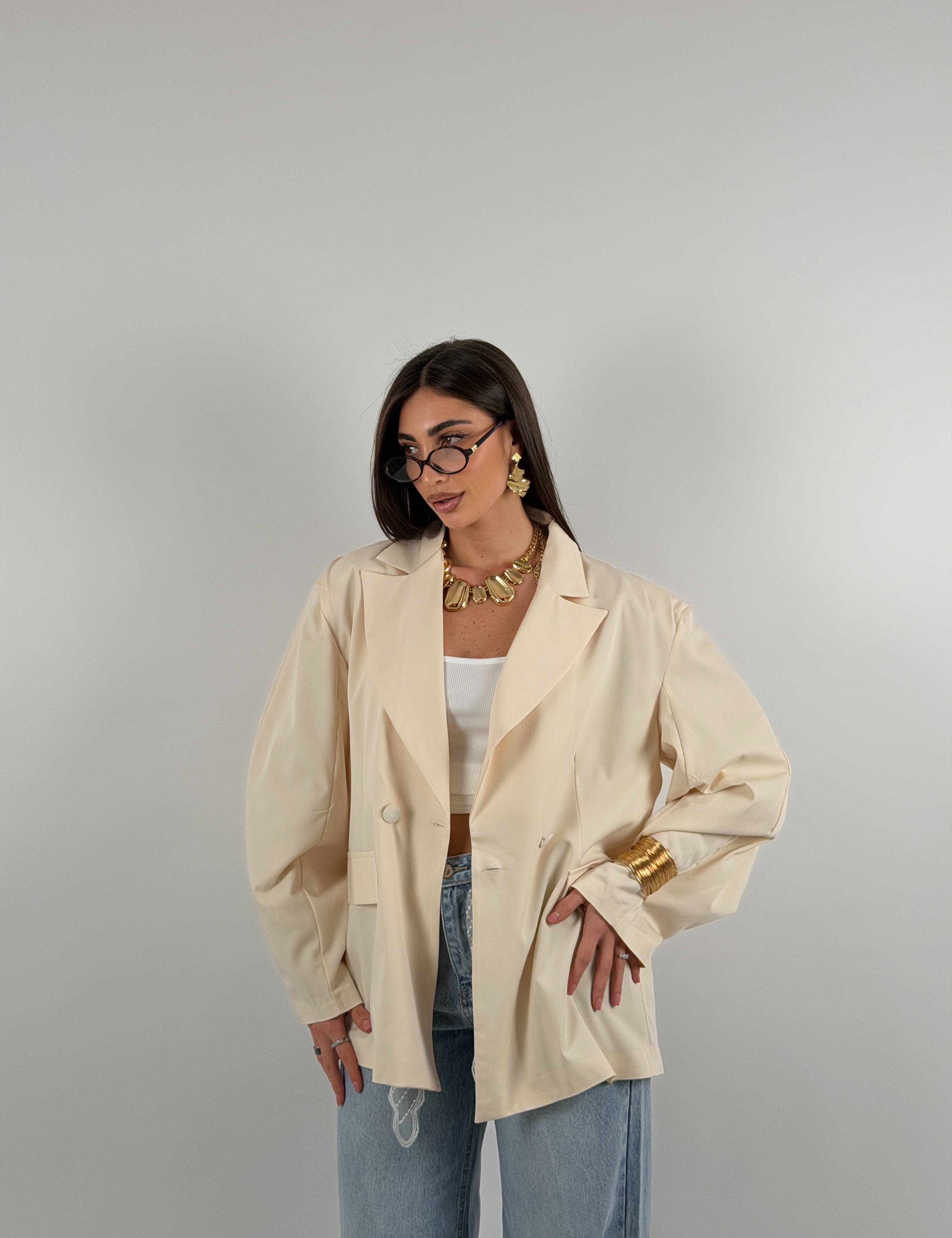 Giacca con manica ballon