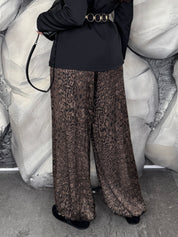 Pantalone satin Maculato