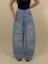 Salopette Denim chiaro 4in1