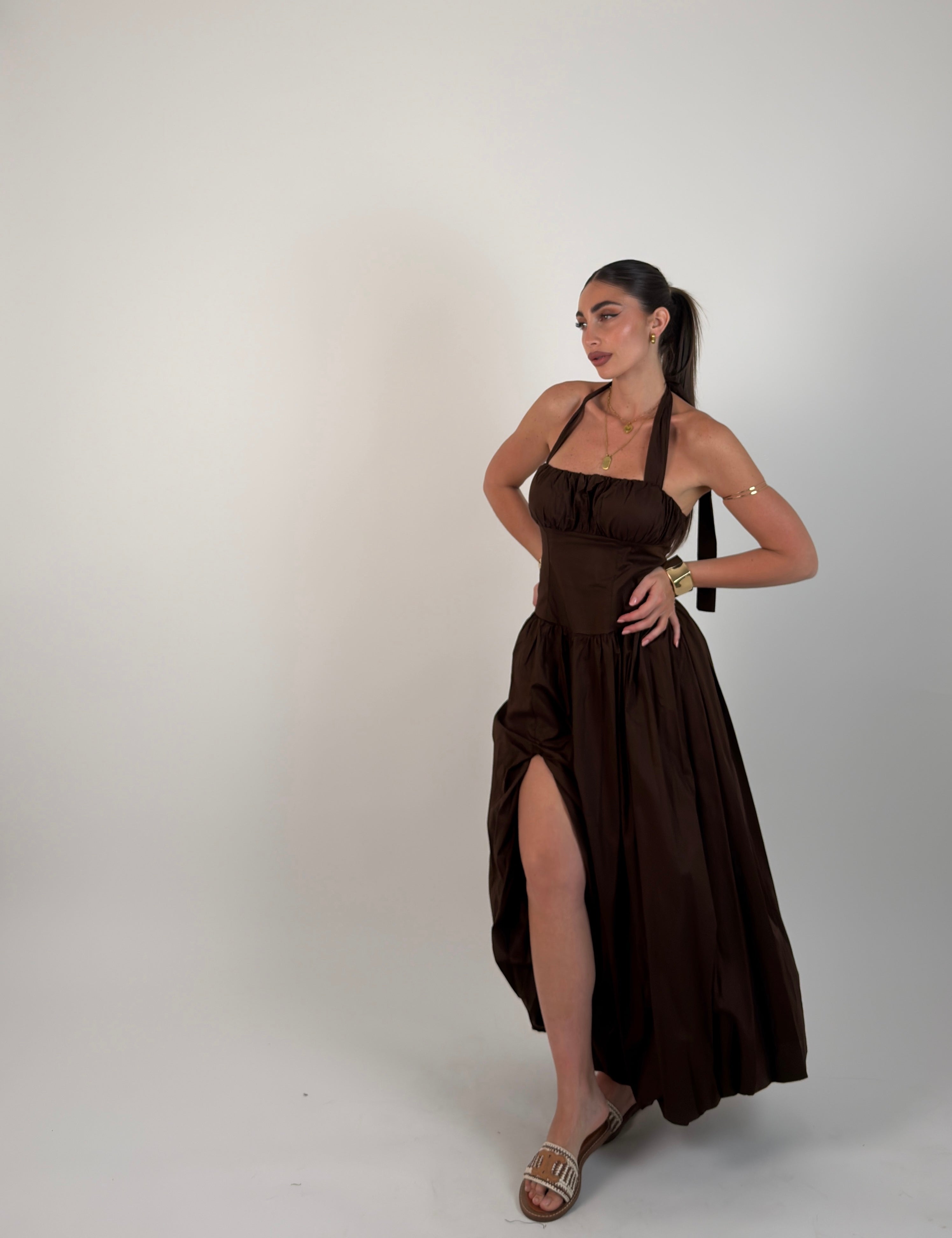 Vestito bambolina long