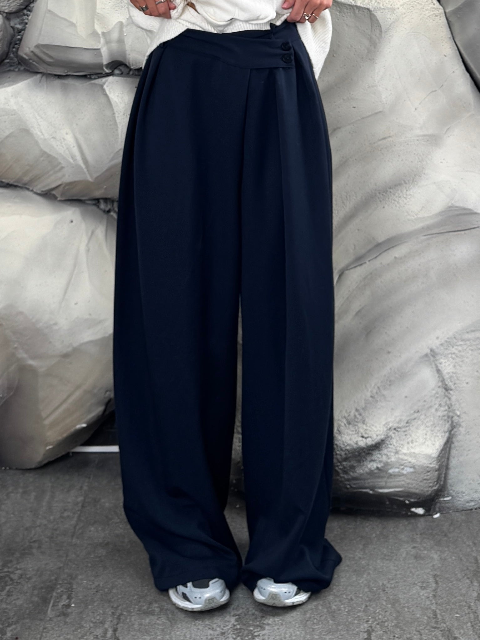 Pantalone Chiusura asimmetrica
