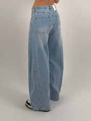 Jeans ballon borchie