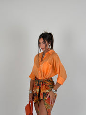 Camicia semivelata salva outfit