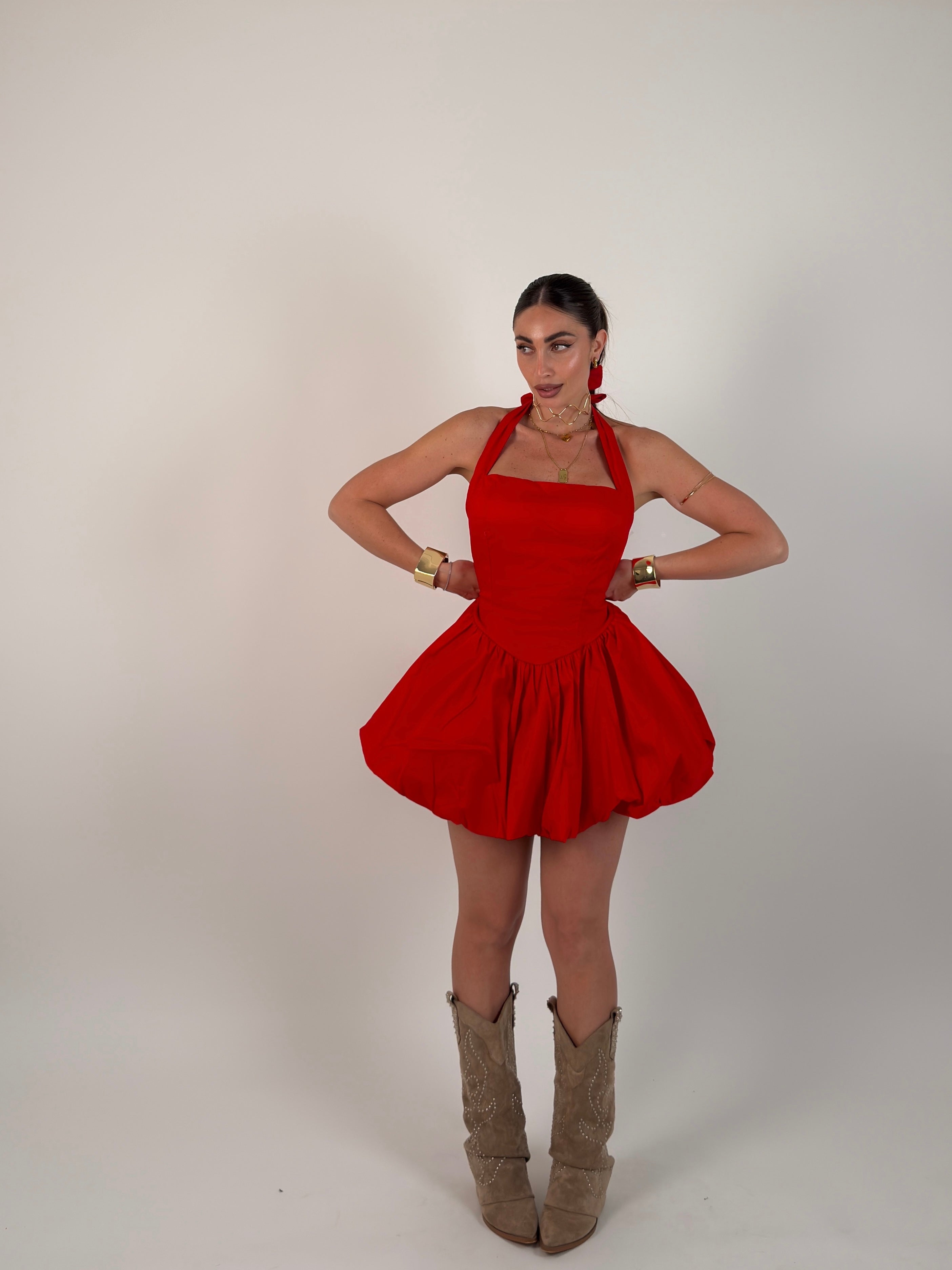 Vestito bambolina short