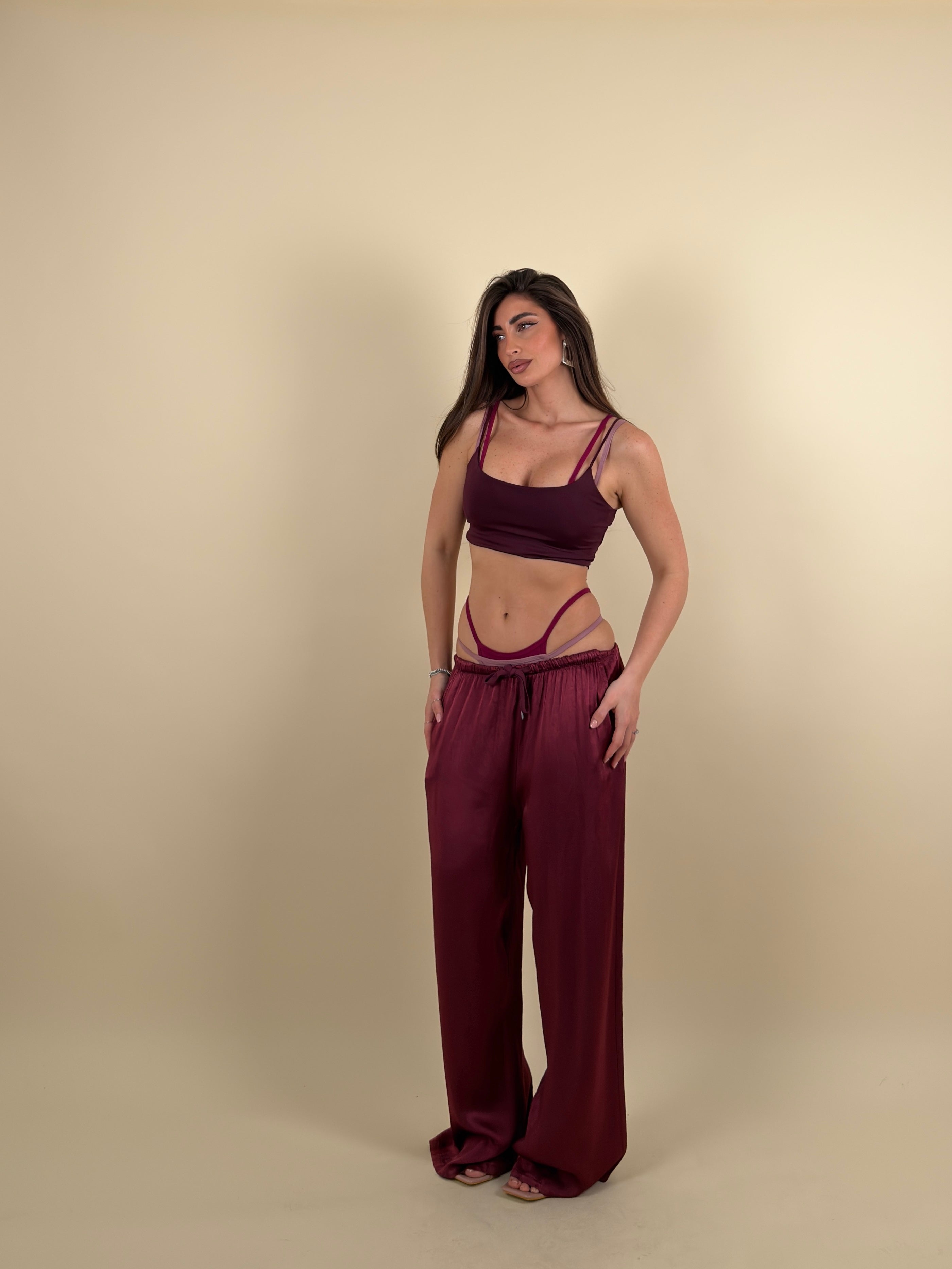 Pantalone effetto satinato Universal
