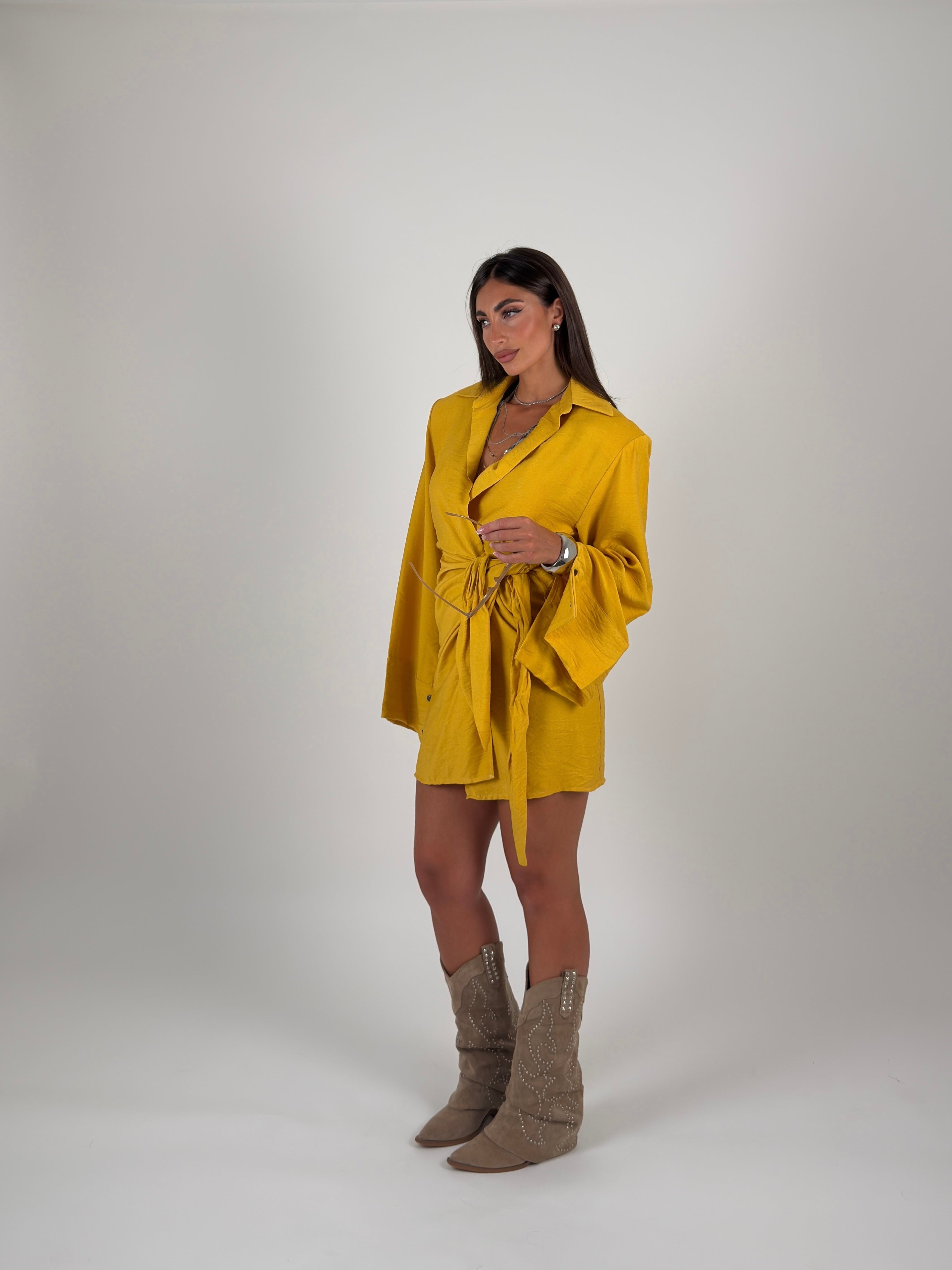 Vestito portafoglio semplice corto