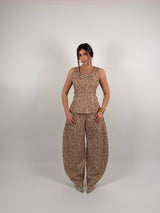 Completo ballon leopardato