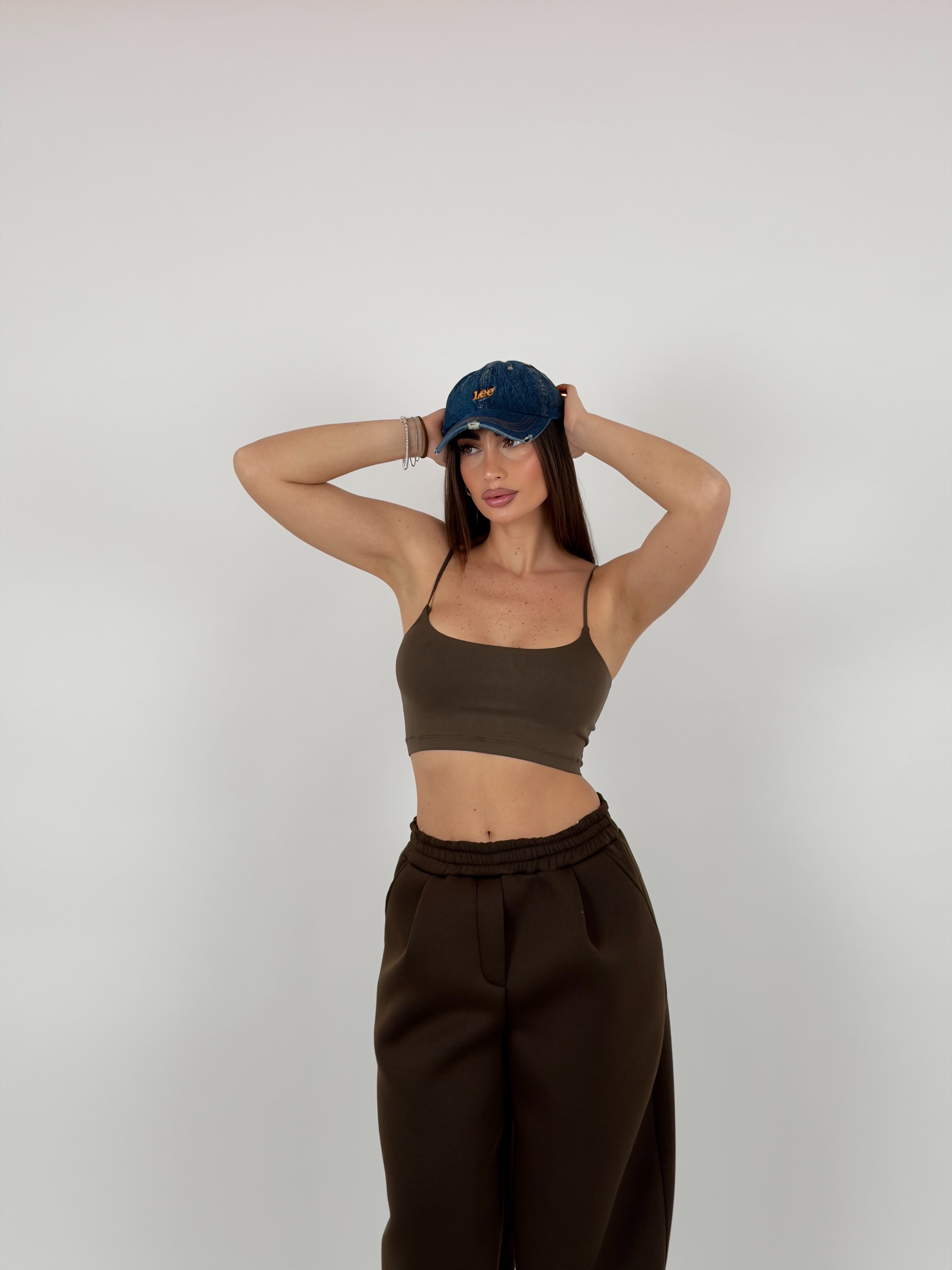 Top in lycra foderato