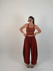 Pantalone plissi