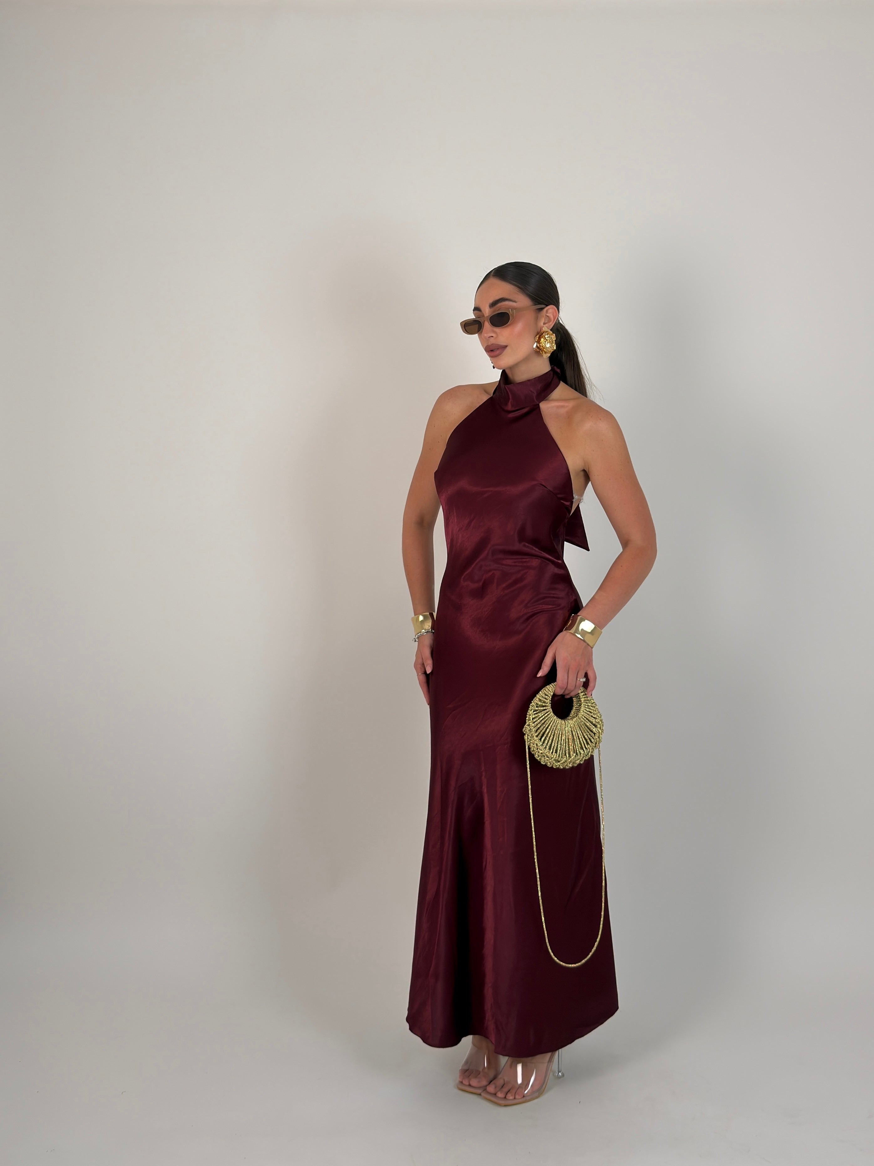 Vestito Elegant con schiena scoperta
